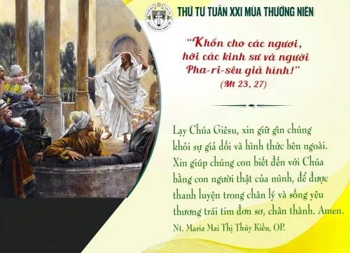Thứ tư tuần XXI Thường niên A