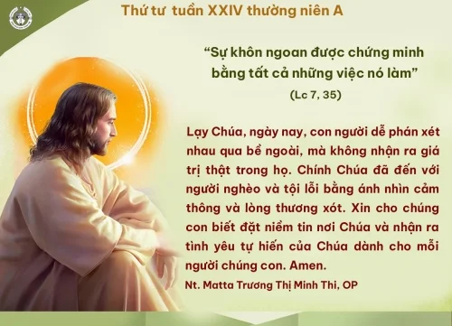 Thứ tư tuần XXIV thường niên A