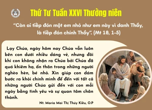 Thứ Tư tuần XXVI Thường niên