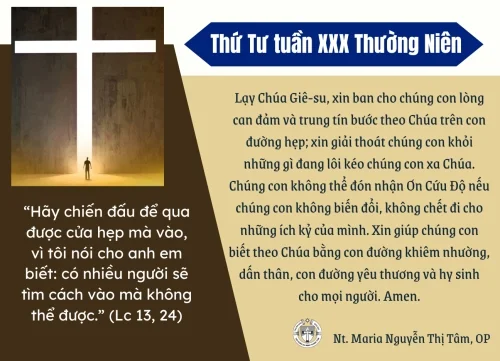 Thứ Tư tuần XXX thường niên