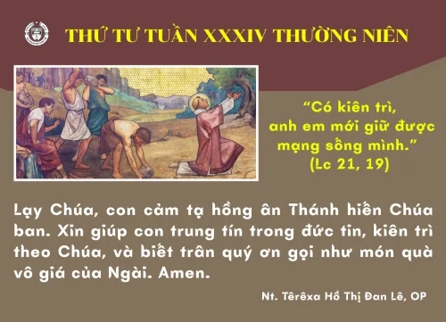 Thứ Tư tuần XXXIV thường niên