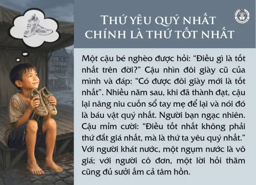 Thứ yêu quý nhất chính là thứ tốt nhất