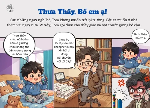 Thưa Thầy, Bố em ạ!