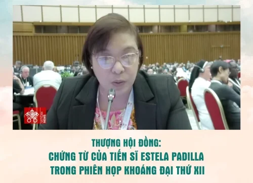 Thượng Hội đồng: Chứng từ của Tiến sĩ Estela Padilla trong phiên họp khoáng đại thứ XII