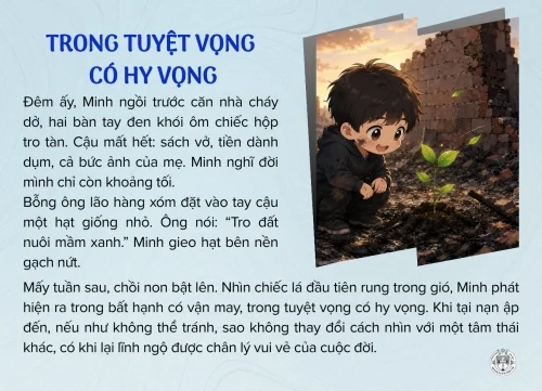 Trong tuyệt vọng có hy vọng