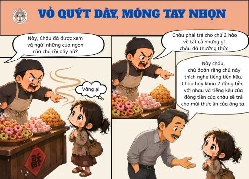 Vỏ quýt dày, móng tay nhọn