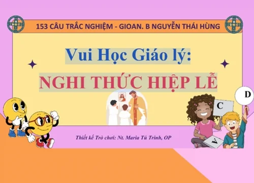 Vui học giáo lý: Nghi thức hiệp lễ