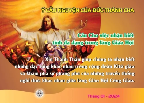 Ý cầu nguyện của Đức Thánh Cha - Tháng 01/2024