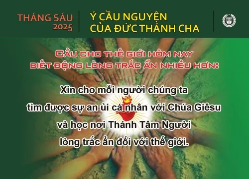 Ý cầu nguyện của Đức Thánh Cha - Tháng 06/2025