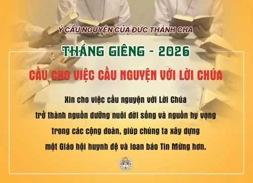 Ý cầu nguyện của Đức Thánh Cha - Tháng 1/2026