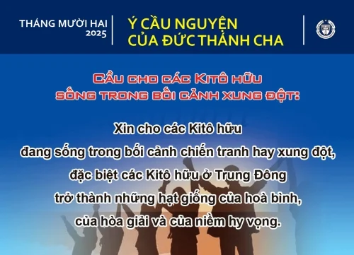 Ý cầu nguyện của Đức Thánh Cha - Tháng 12/2025