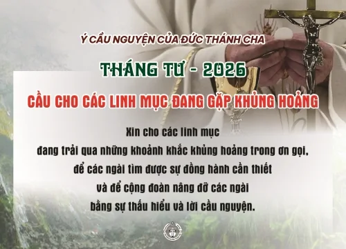 Ý cầu nguyện của Đức Thánh Cha - Tháng 4/2026