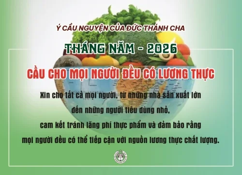Ý cầu nguyện của Đức Thánh Cha - Tháng 5/2026