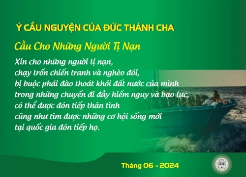 Ý cầu nguyện của Đức Thánh Cha - Tháng 6/2024