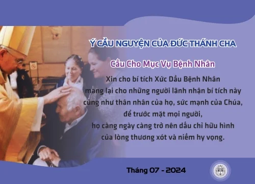 Ý cầu nguyện của Đức Thánh Cha - Tháng 7/2024