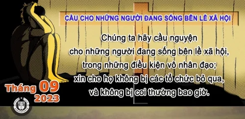 Ý cầu nguyện của Đức Thánh Cha - Tháng 9