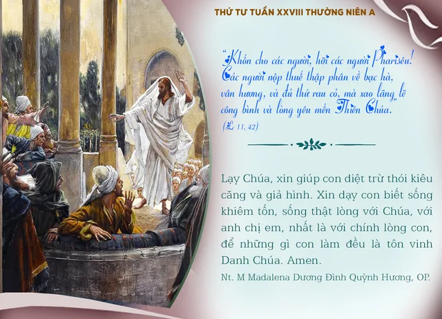 Thứ tư tuần XXVIII thường niên A