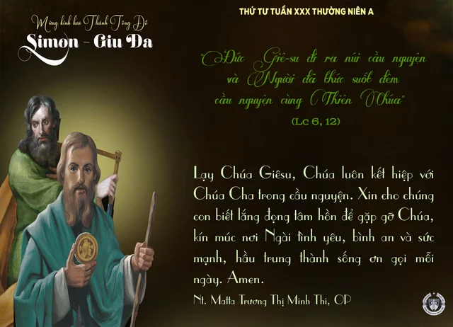Thứ tư tuần XXX thường niên A